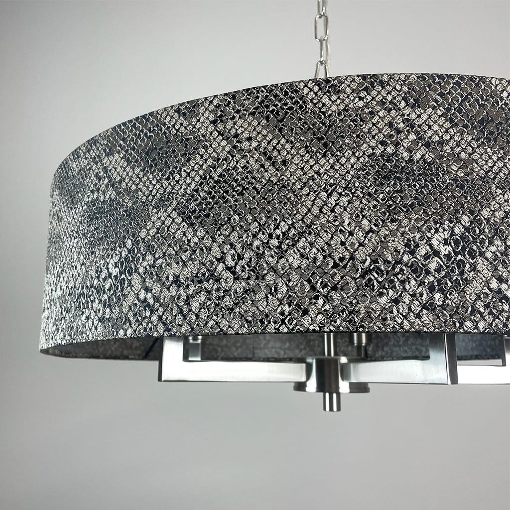 Circa 5 Light Brushed Steel with Viper Bronze