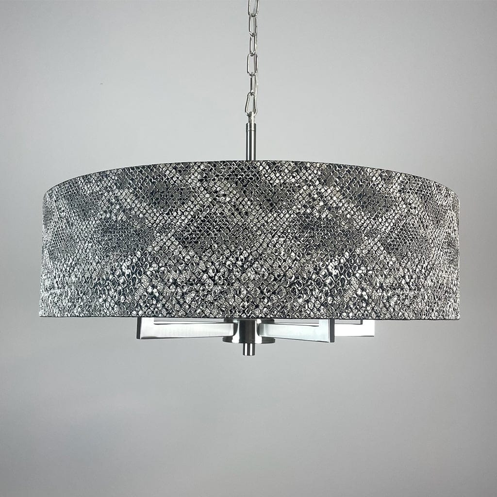 Circa 5 Light Brushed Steel with Viper Bronze