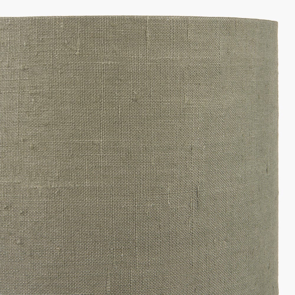 Edward Pistachio Green Linen Cylinder Shade