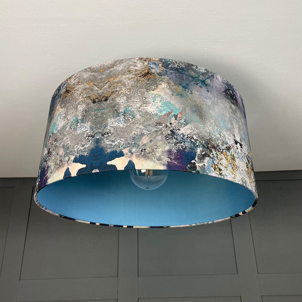 Mairi Helena Scottish Hebridean Homelands Pendant Shade with Cascade Silk Lining