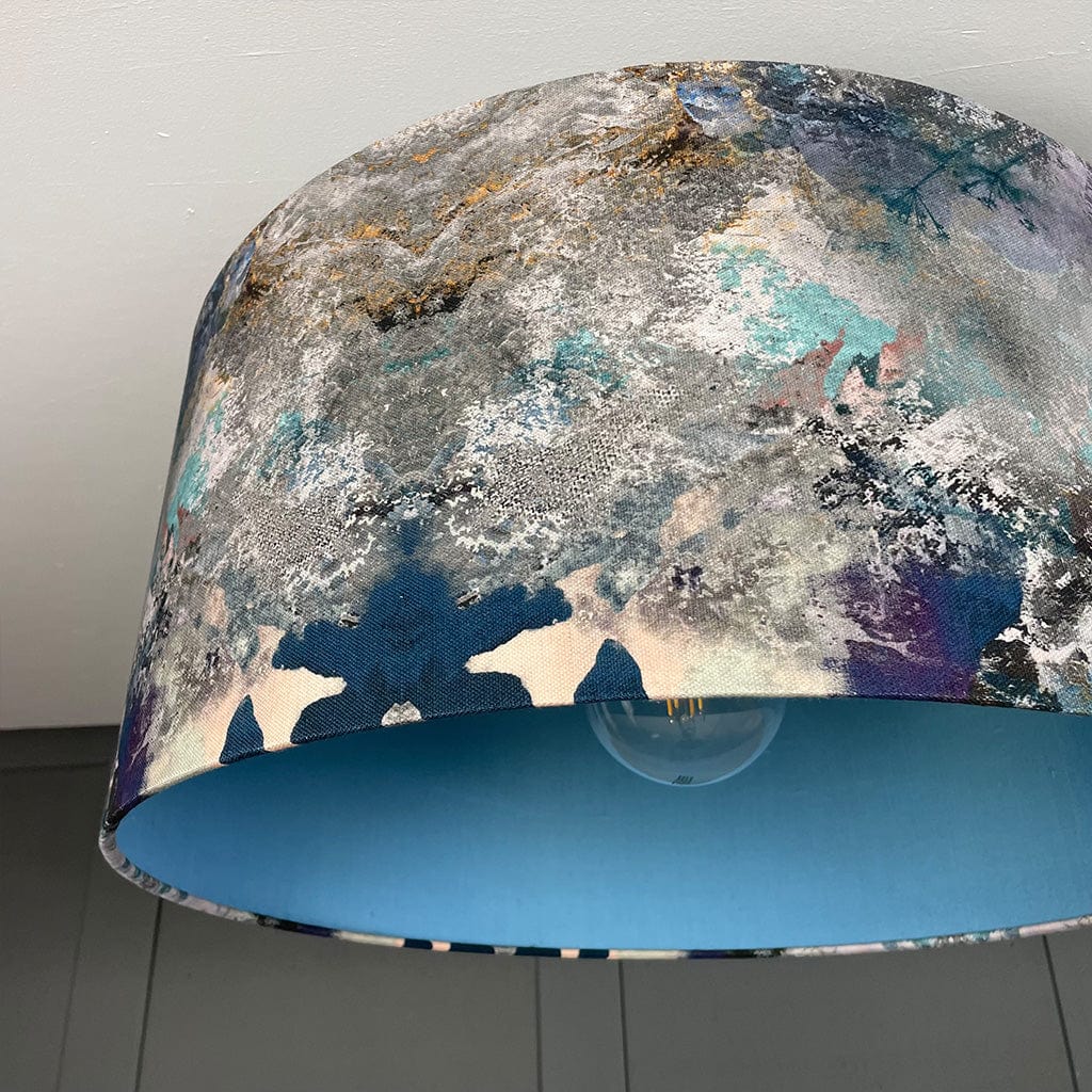 Mairi Helena Scottish Hebridean Homelands Pendant Shade with Cascade Silk Lining