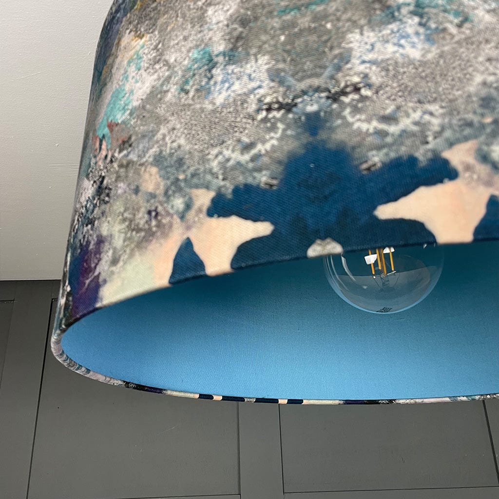 Mairi Helena Scottish Hebridean Homelands Pendant Shade with Cascade Silk Lining