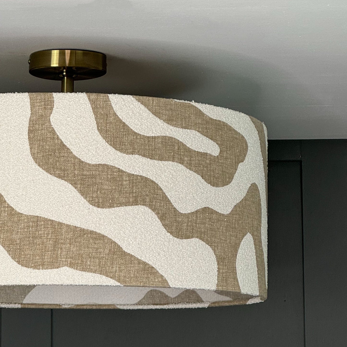 Sigrid Birch Boucle Shade with Frosted Lining