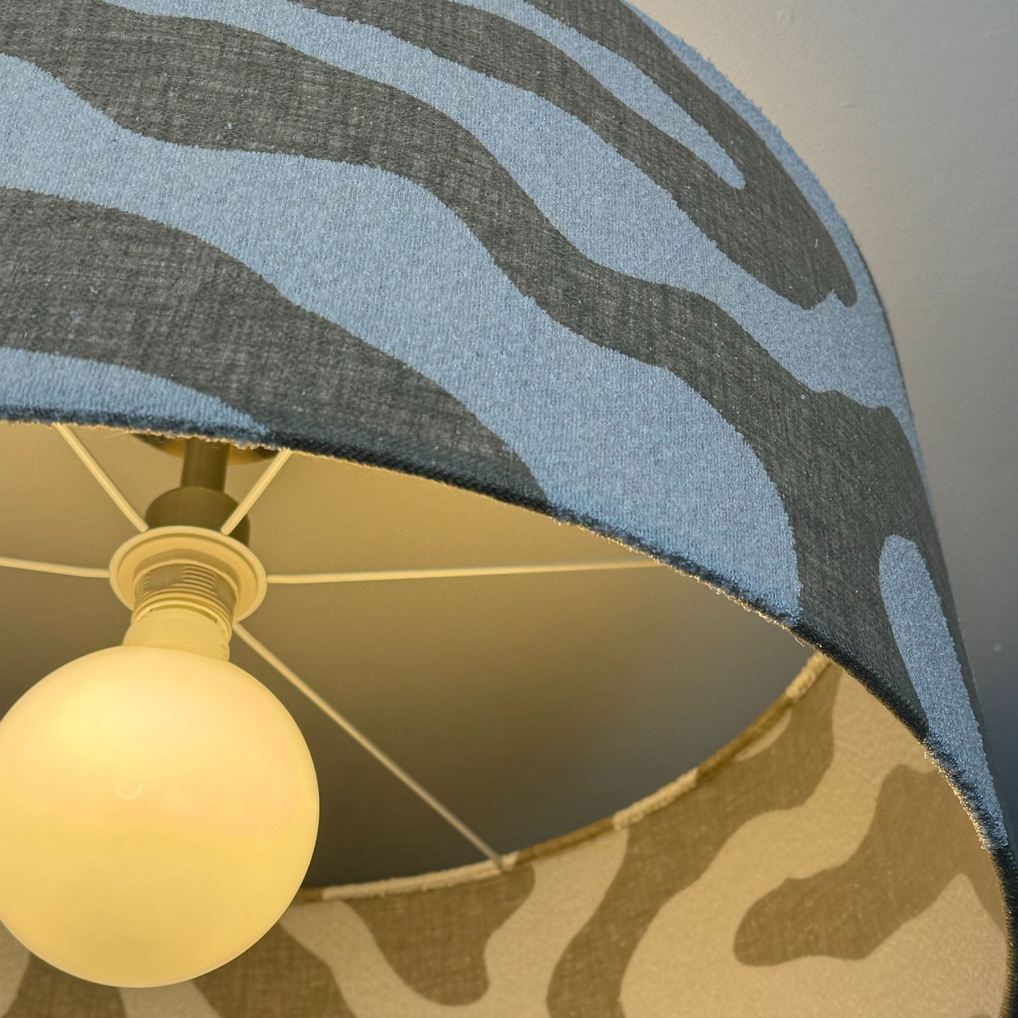 Sigrid Birch Boucle Shade with Frosted Lining