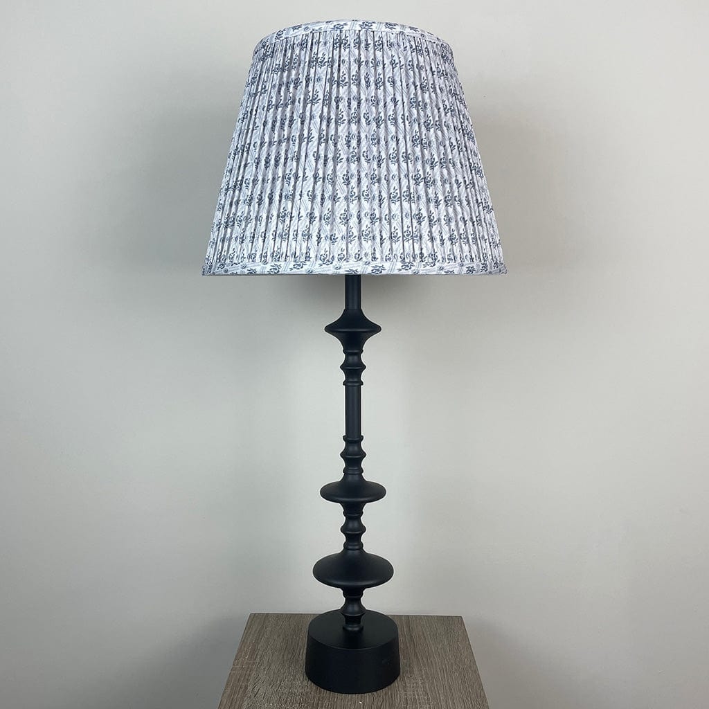 Emilio Matt Black Candlestick Table Lamp