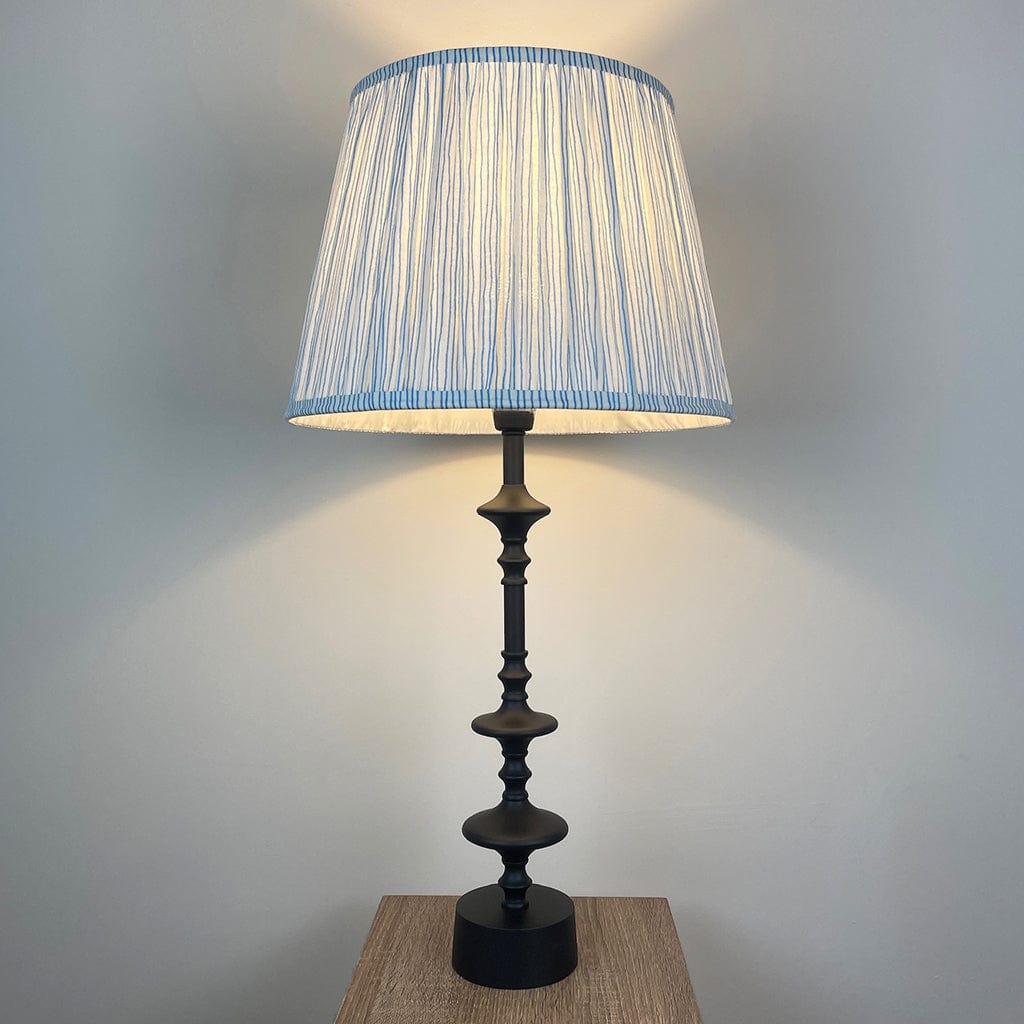 Emilio Matt Black Candlestick Table Lamp