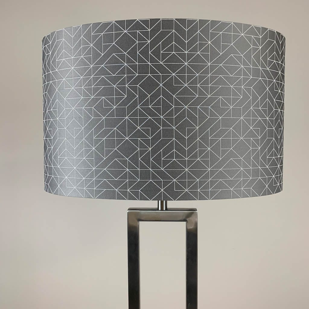 Fitzroy Brushed Steel Floor Lamp Base Only
