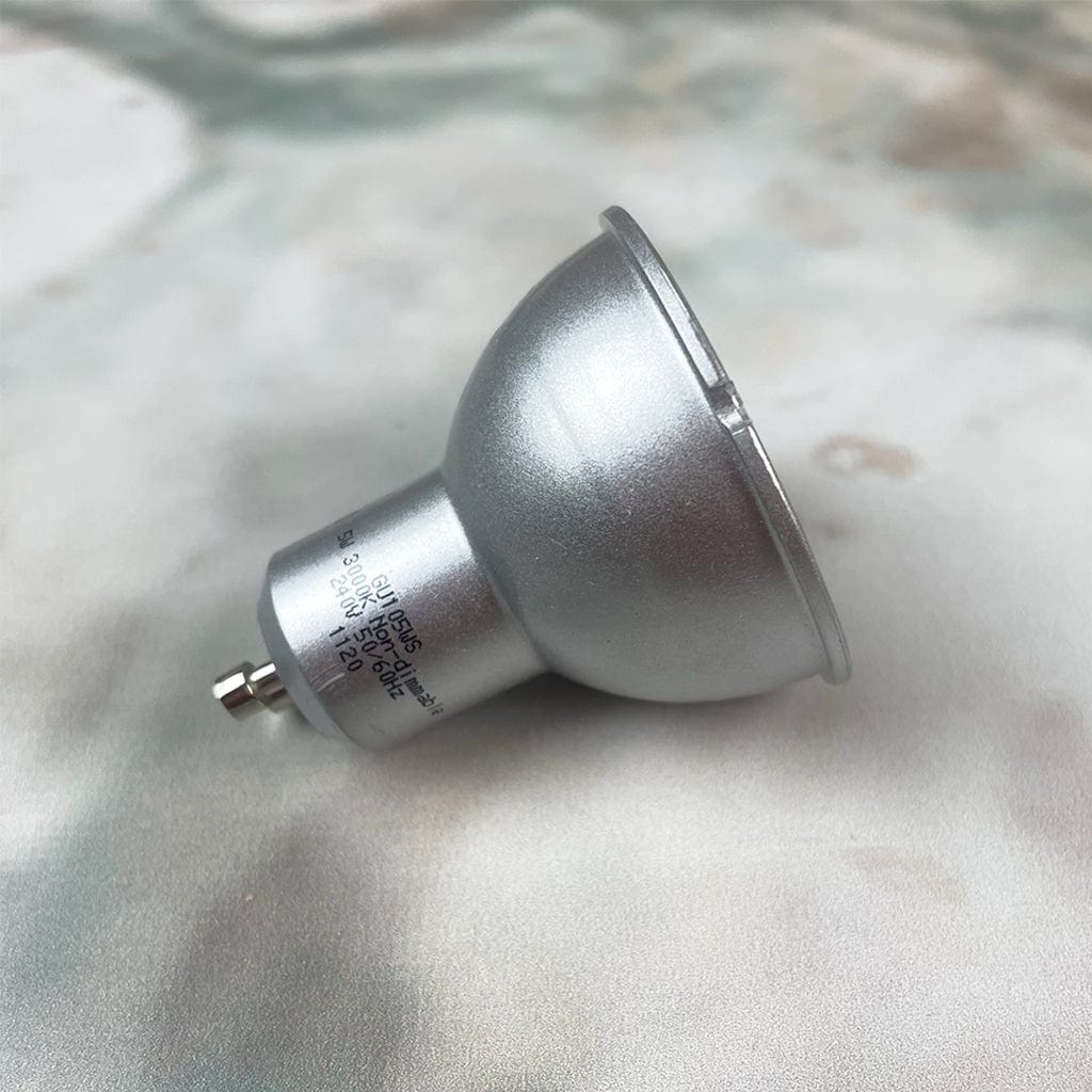 GU10 Silver 7W Dimmable LED Spot