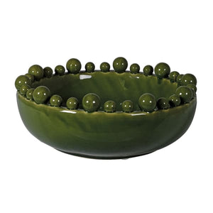 Green Bowl with Balls
