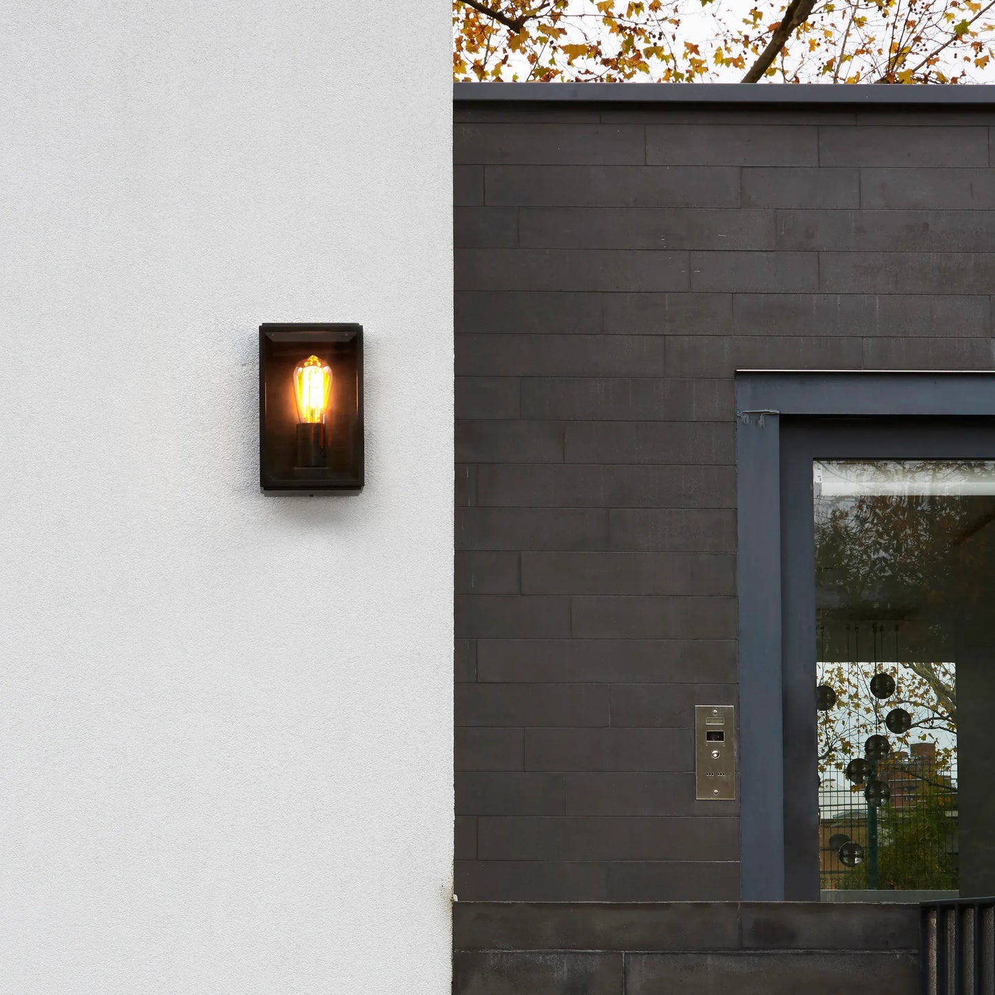 Homefield Bronze Outdoor Wall Light