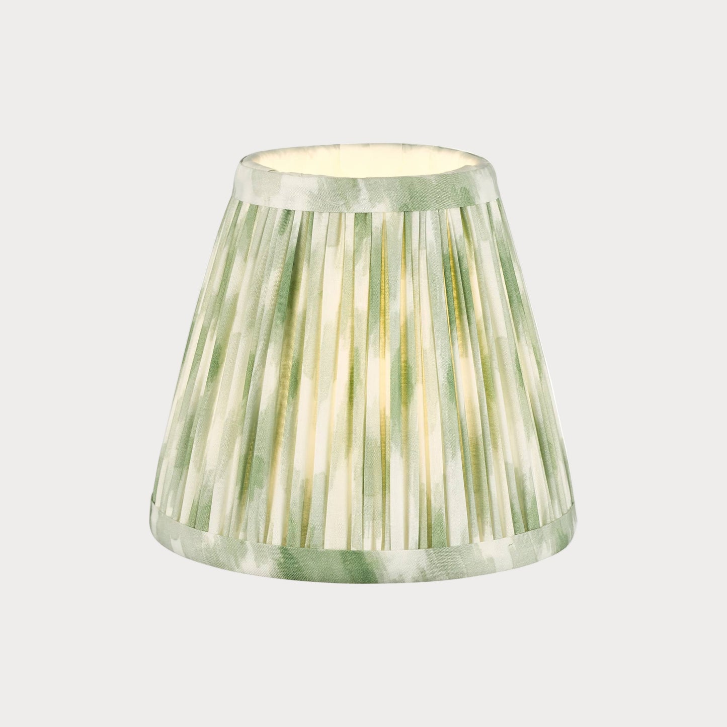 Ikat Green Cotton Tapered Shade