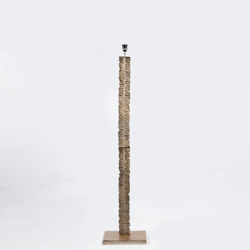 Paperbark Large Floor Lamp Opulent Gold with Choice of Harlequin Shade