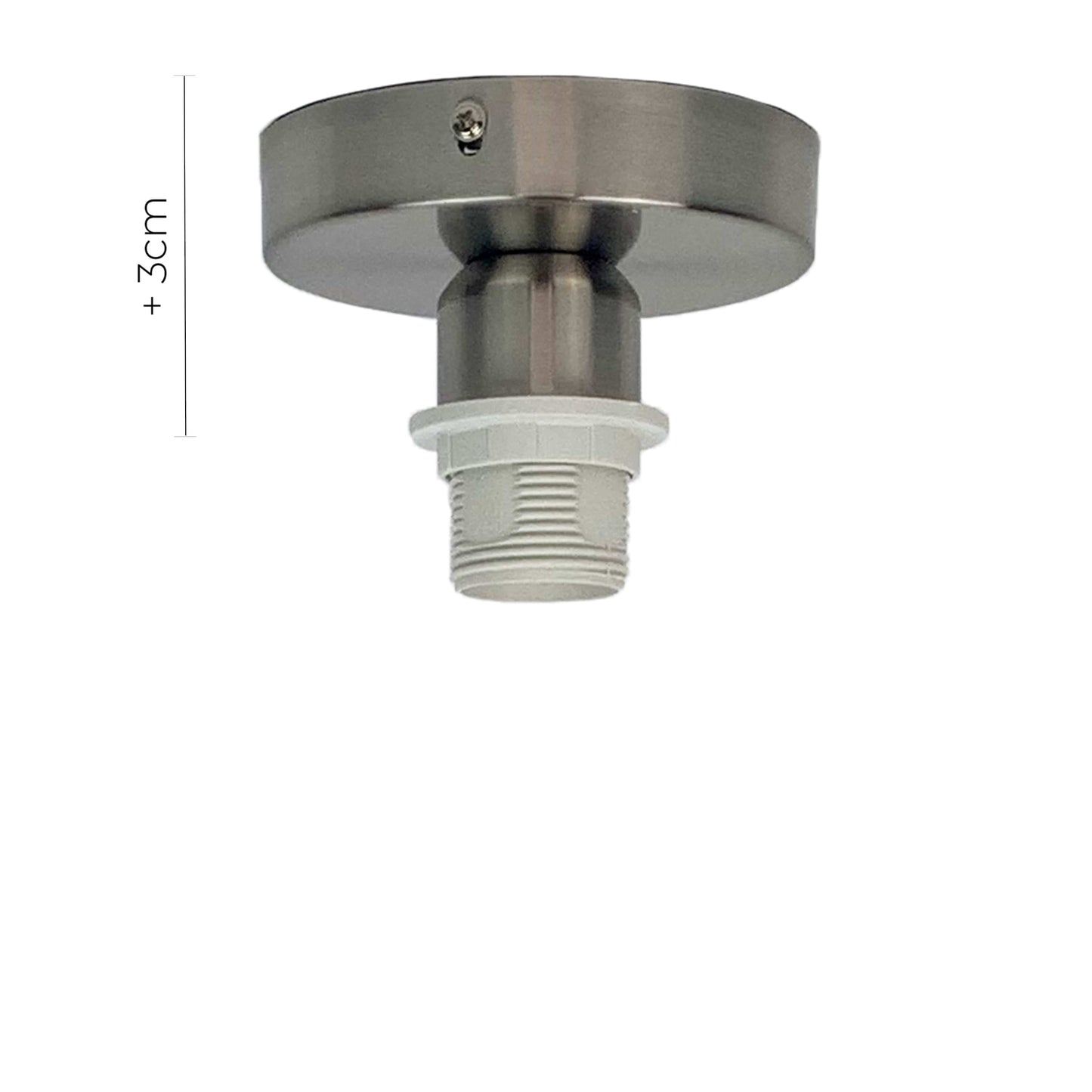 Brushed Steel Pathos - Pendant Light Fitting