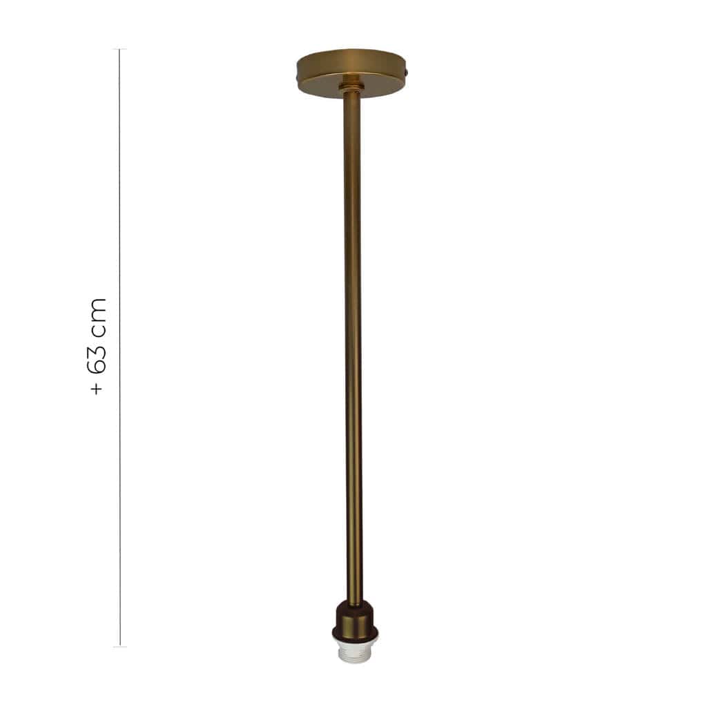Aged Copper Pendant Light Fitting