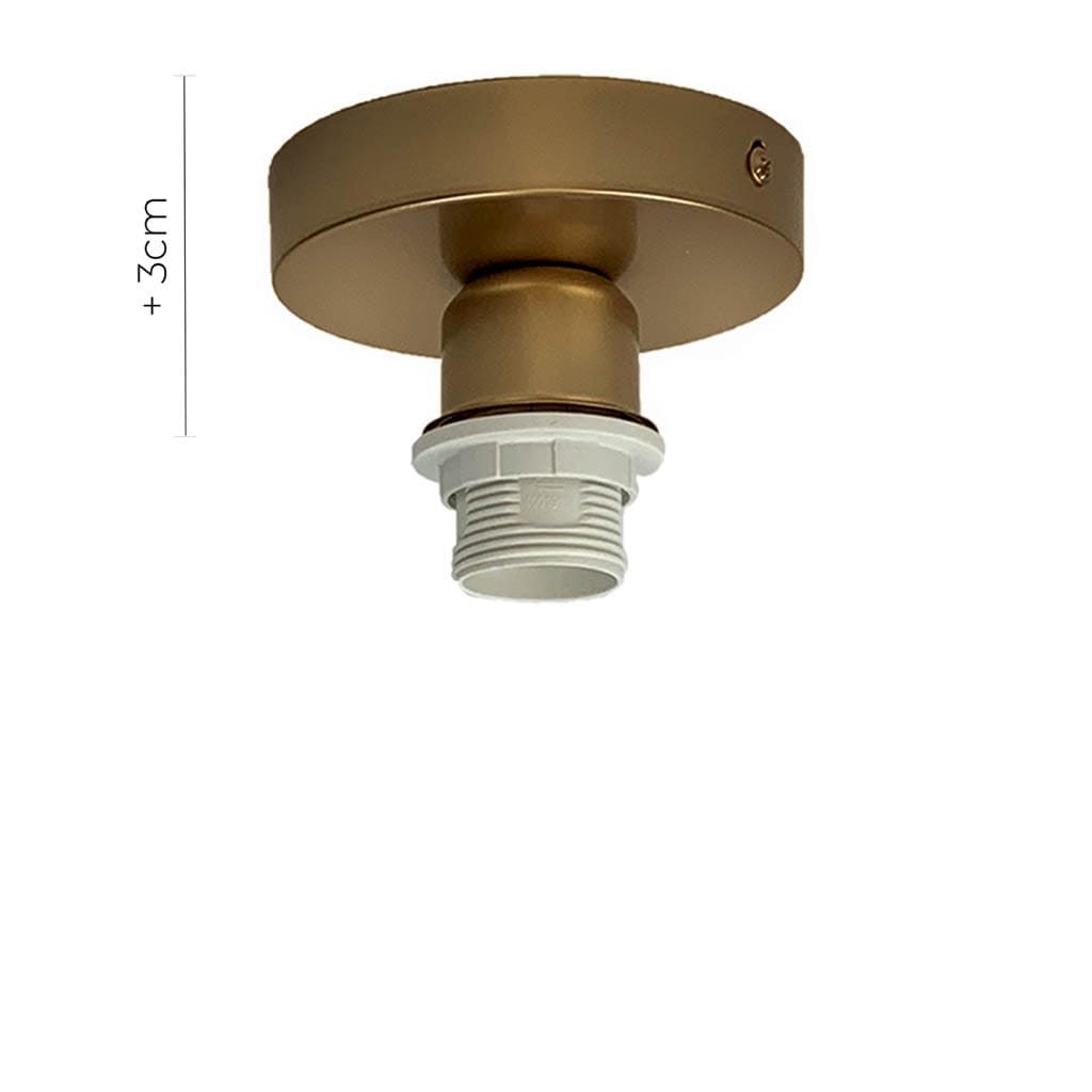 Aged Copper Pendant Light Fitting