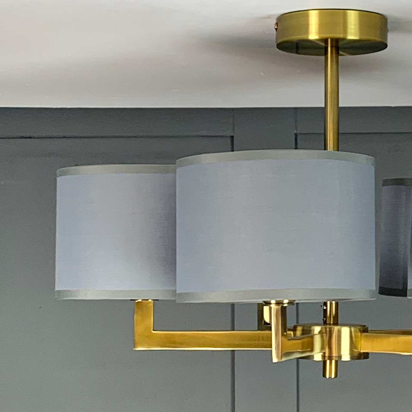 Hallburn Antique Gold 5 Light Ceiling Fitting