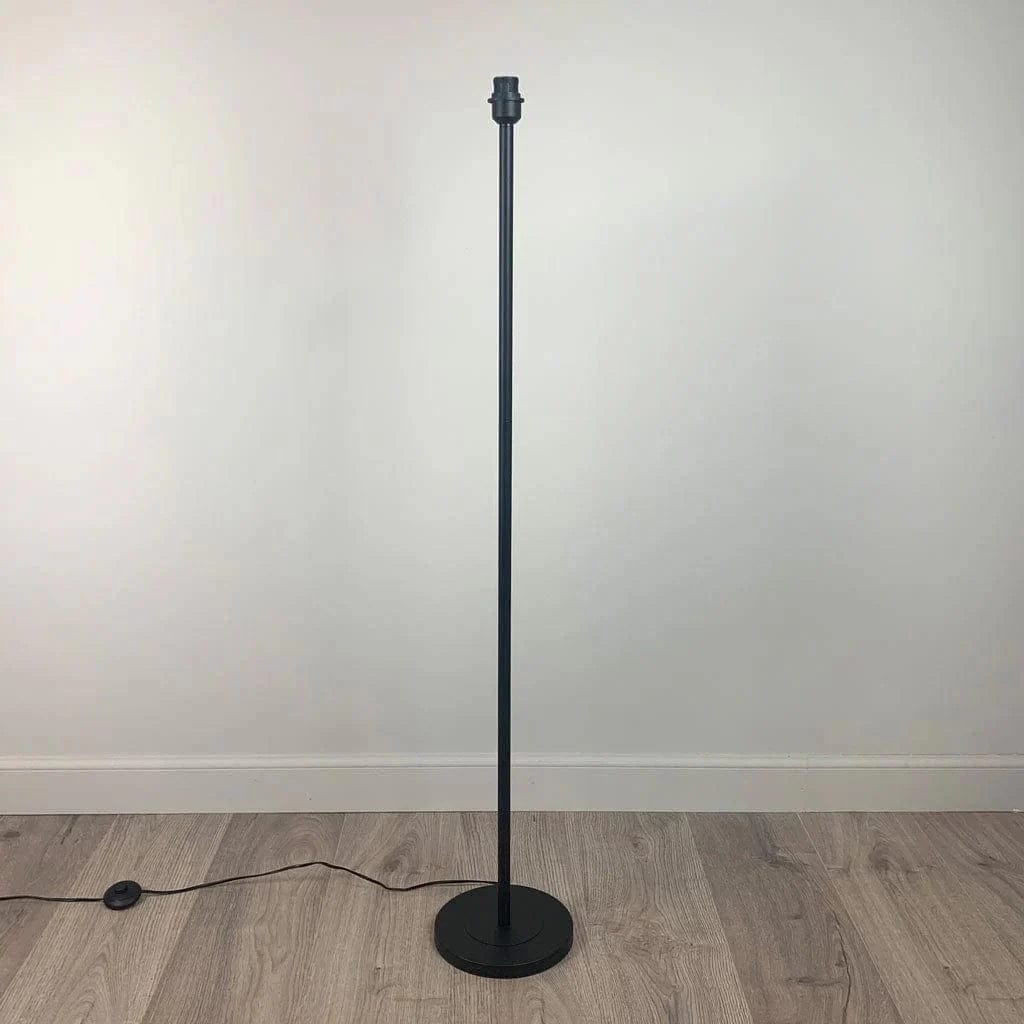Matt Black Belford Floor Lamp with Choice of Wexley Shade