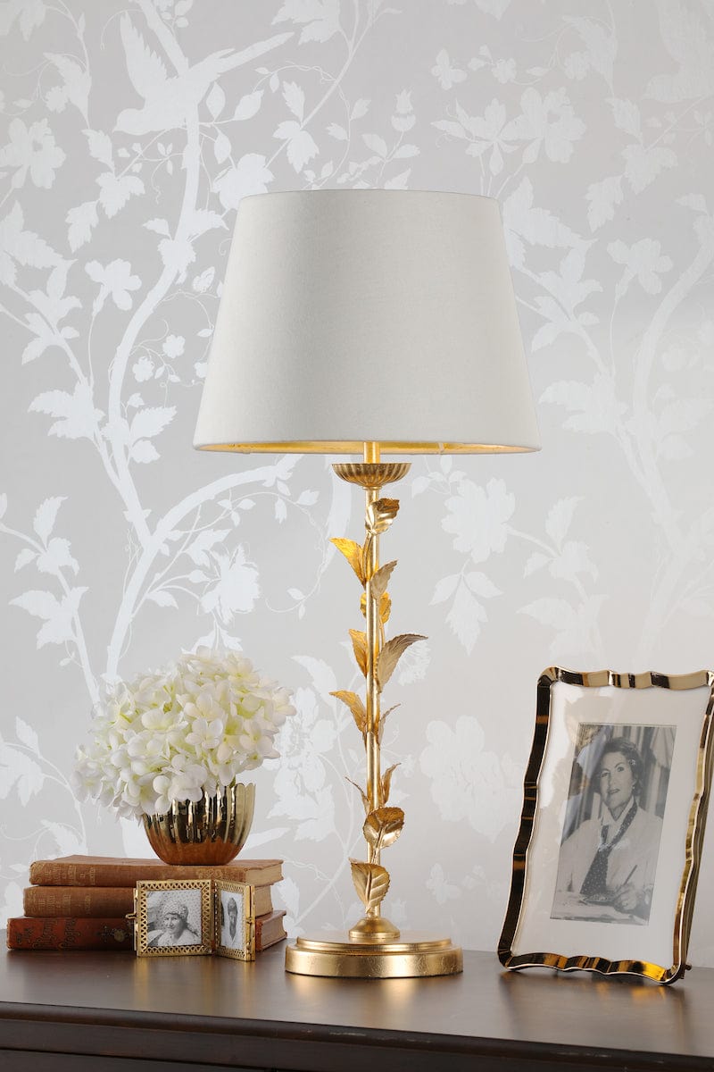 Halton Gold Leaf Table Lamp