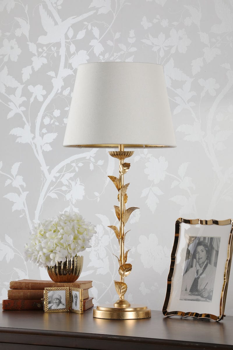 Halton Gold Leaf Table Lamp