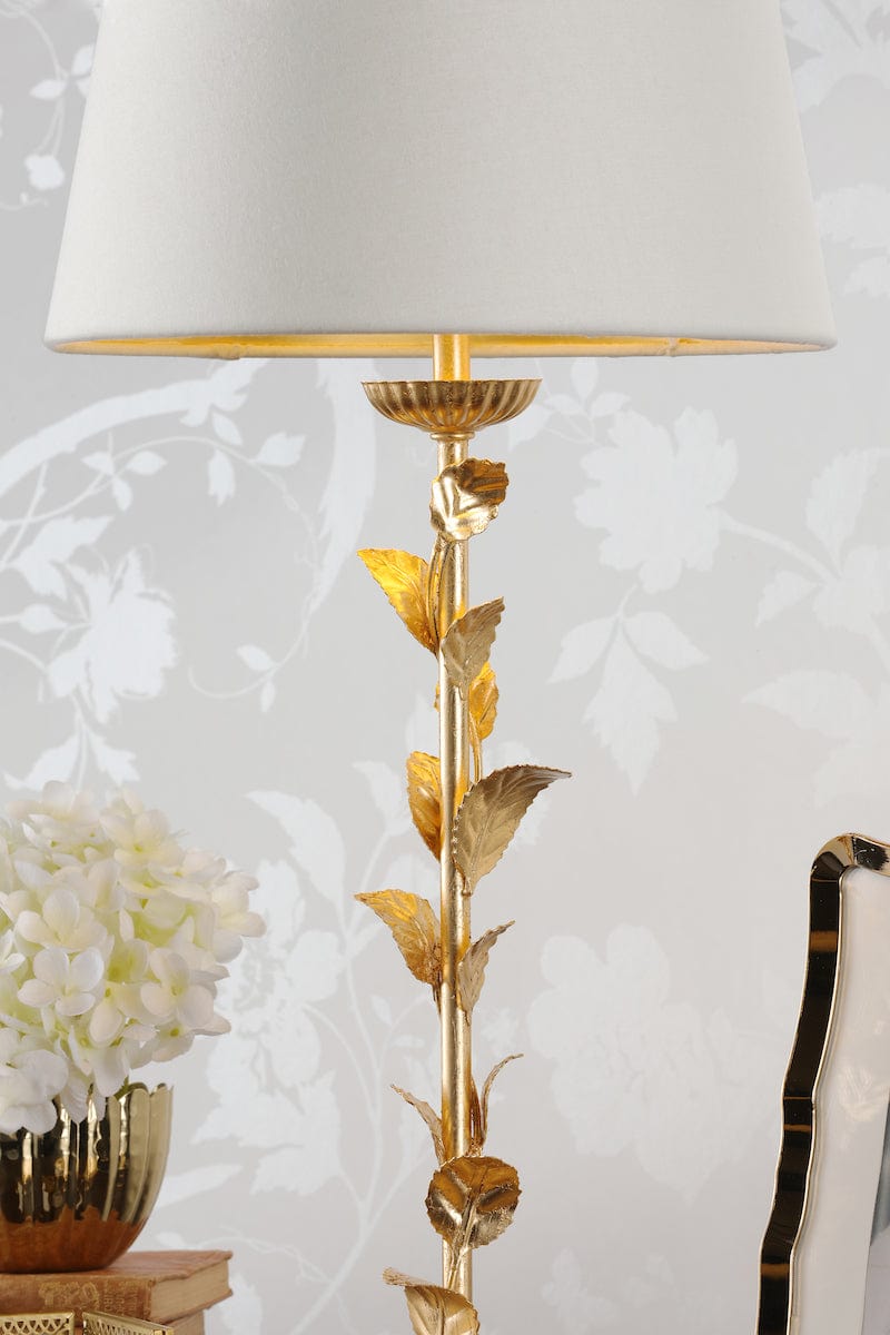 Halton Gold Leaf Table Lamp