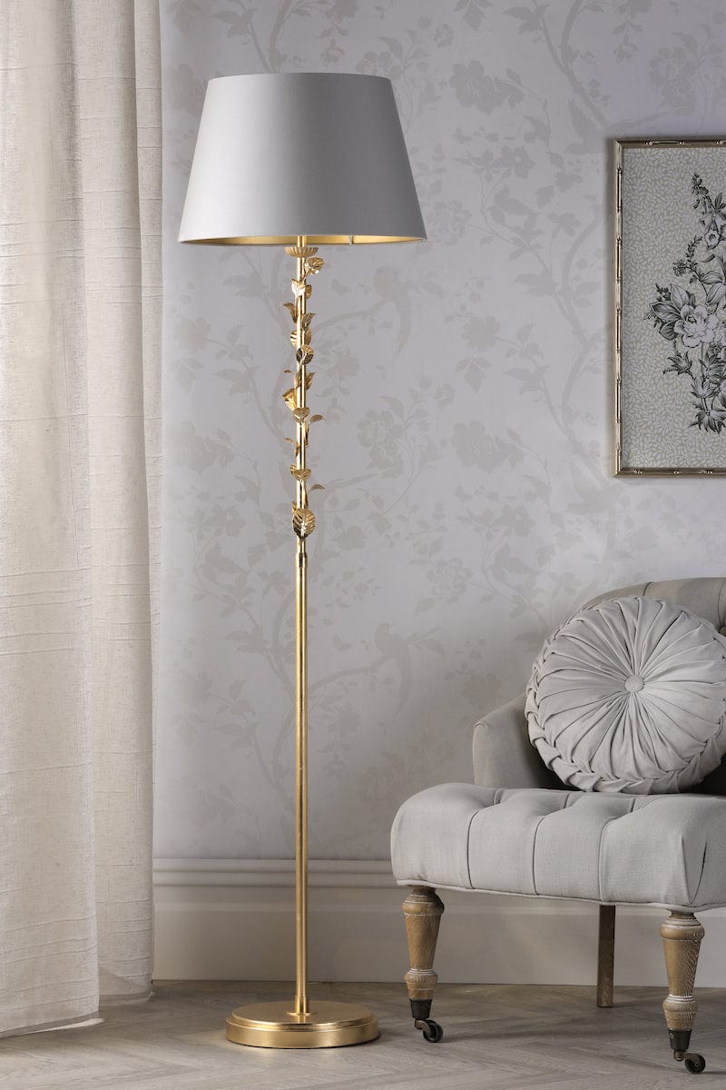 Halton Gold Leaf Floor Lamp