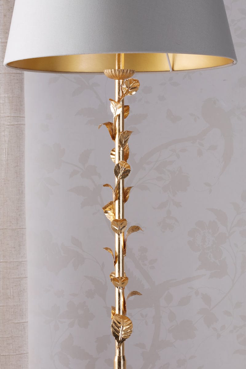 Halton Gold Leaf Floor Lamp