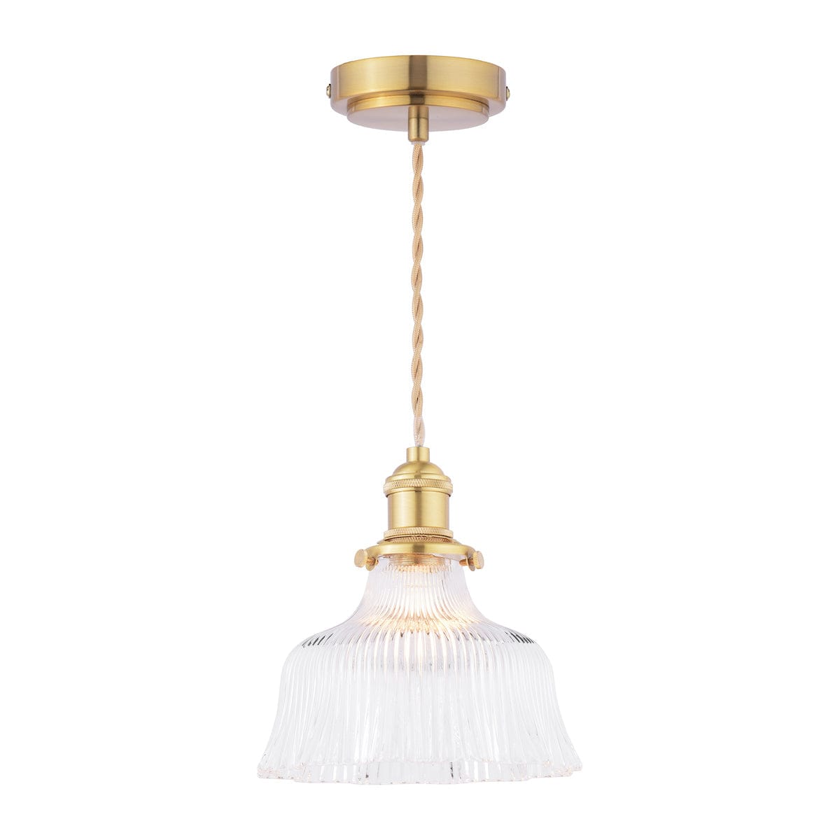 Theodore 1 Light Antique Brass Pendant