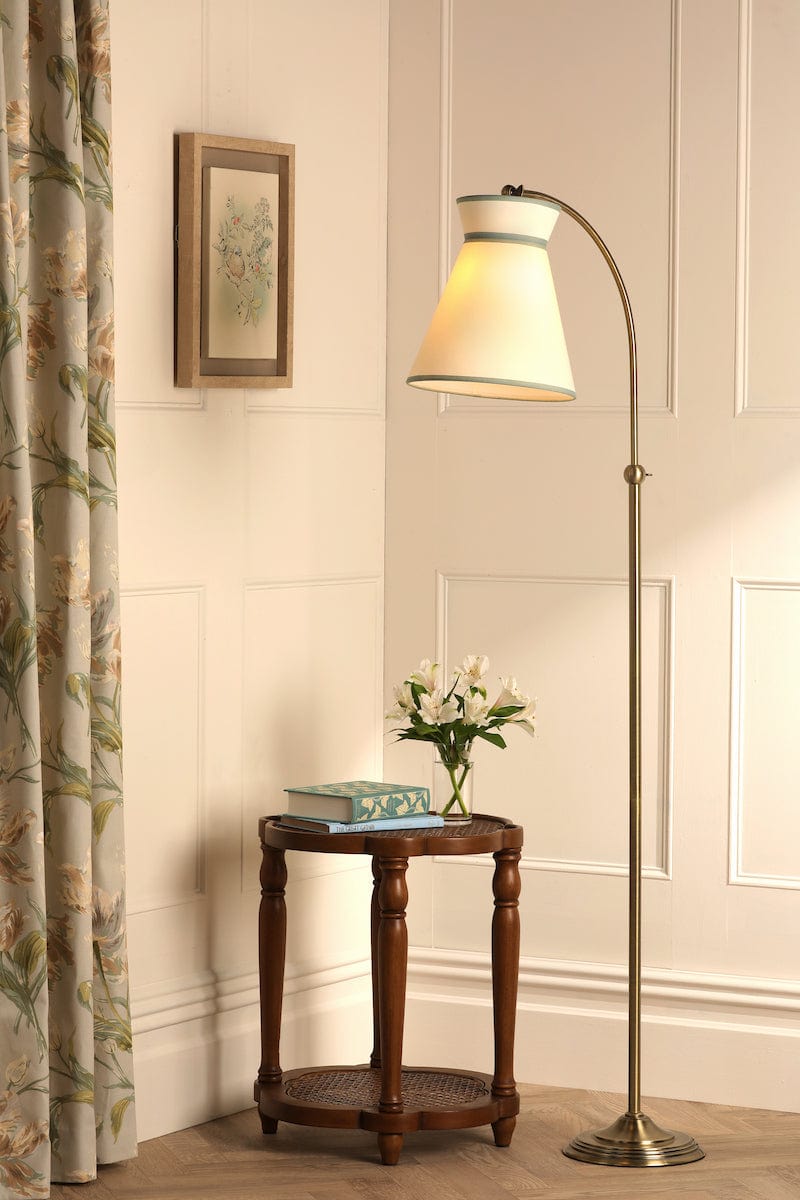 Dearham Antique Brass Floor Lamp