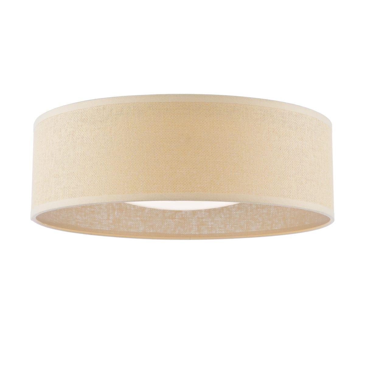 Buckenham 2 Light Rattan Flush