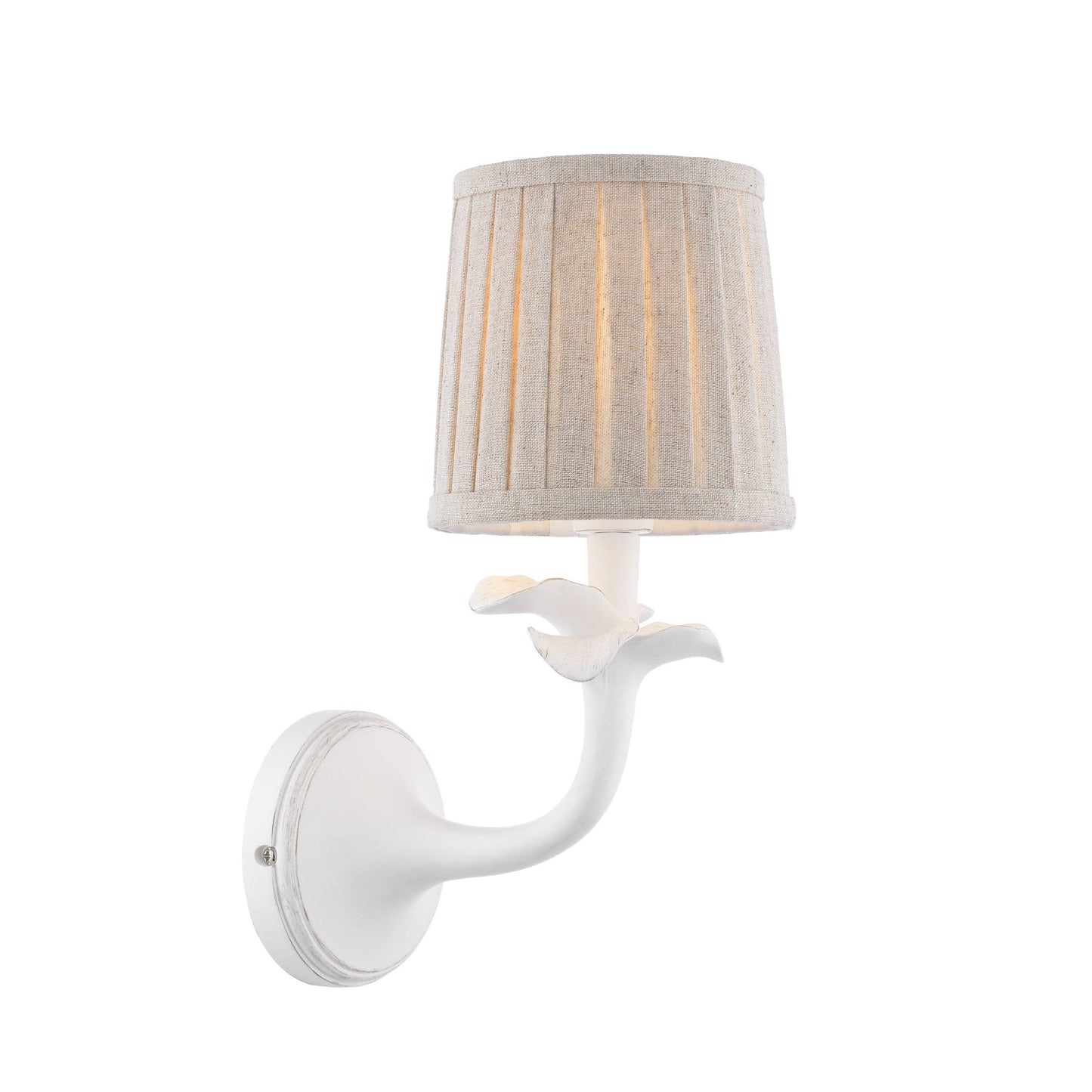 Eleni 1 Light White Wall Light