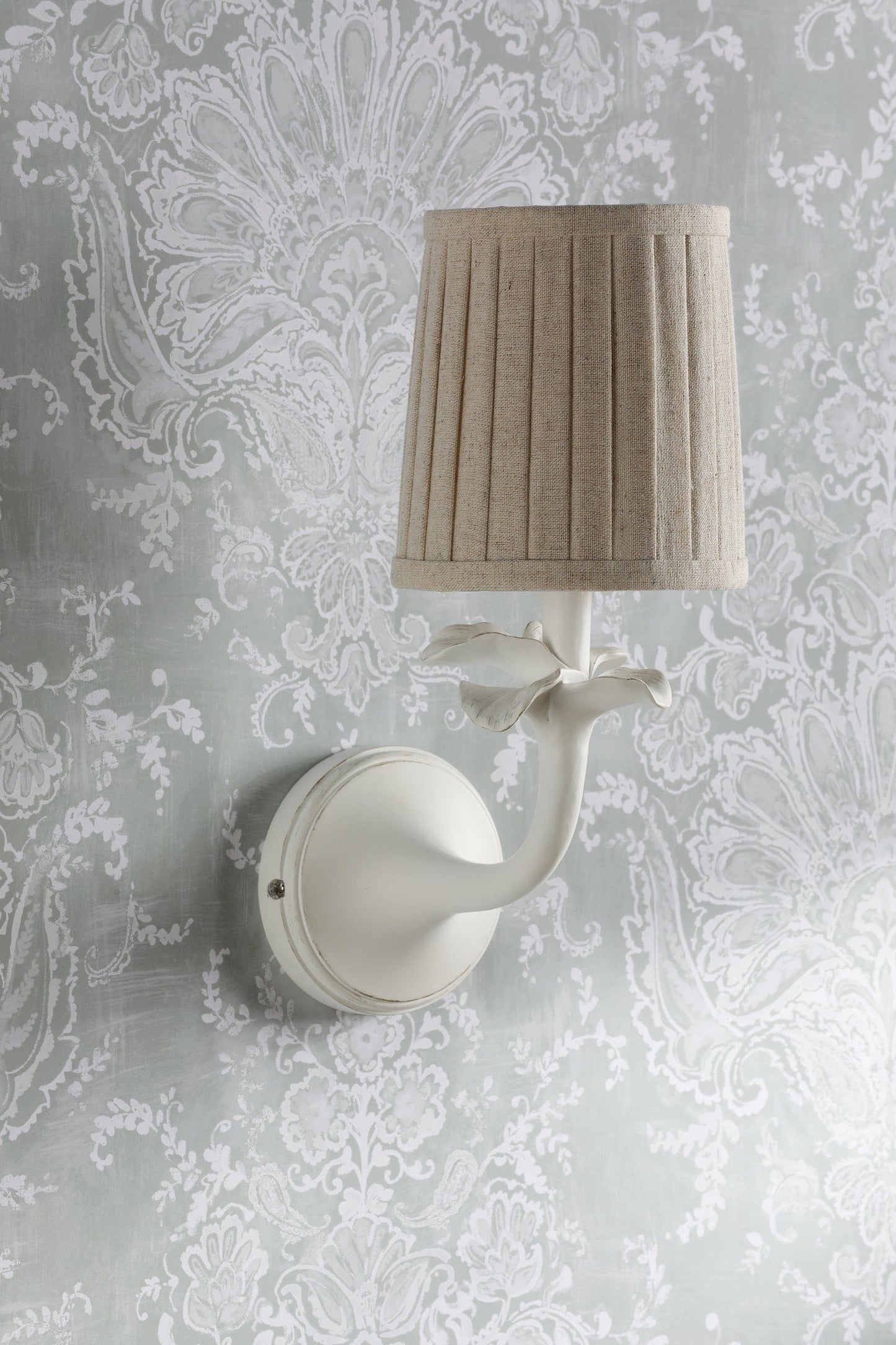 Eleni 1 Light White Wall Light