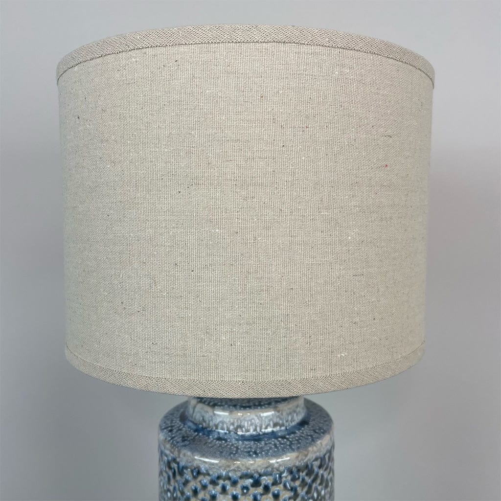 Wild Seas Table Lamp with Cream Drum Shade