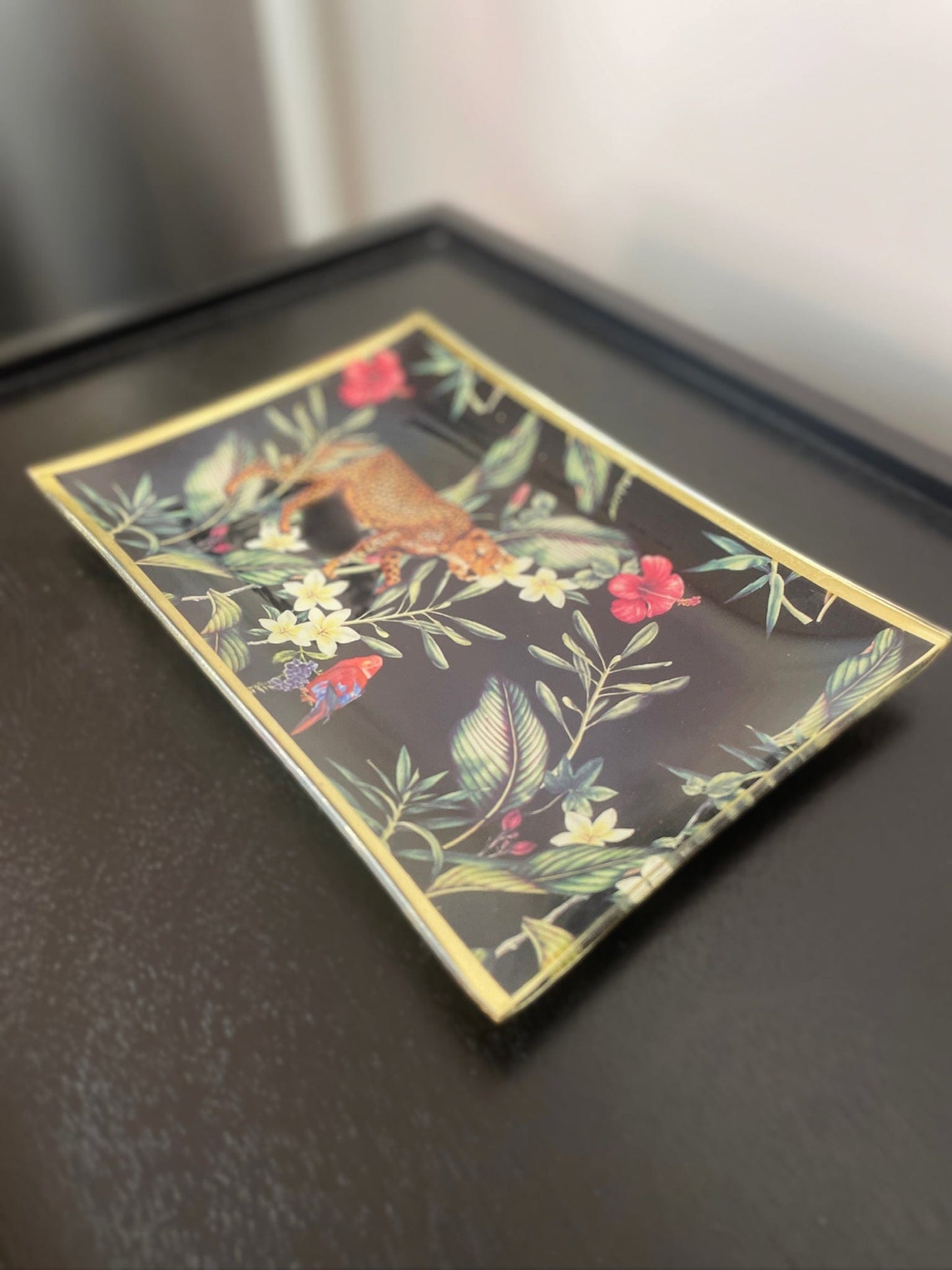 Leopard Trinket Tray