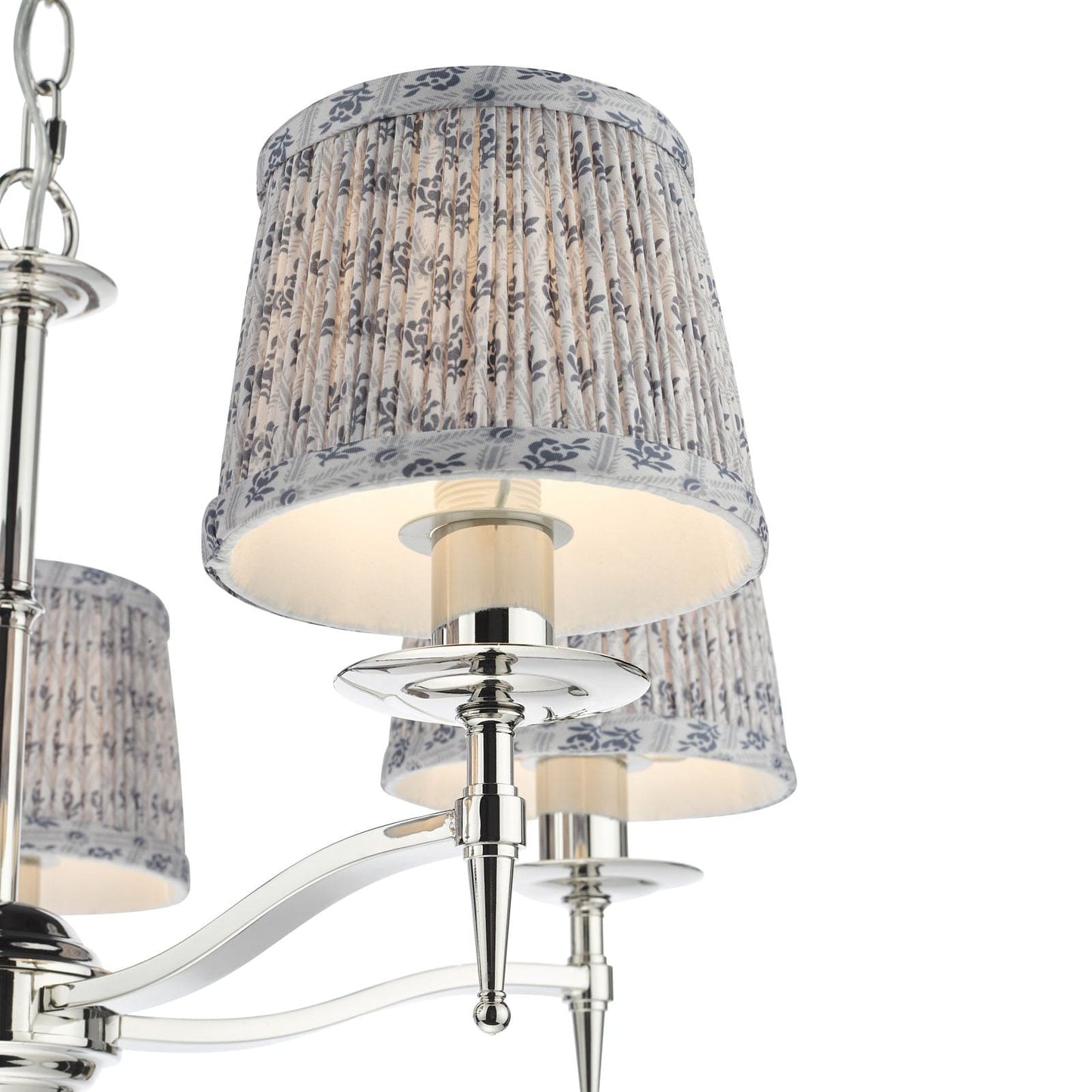 Marble Hill 5 Arm Pendant Polished Nickel
