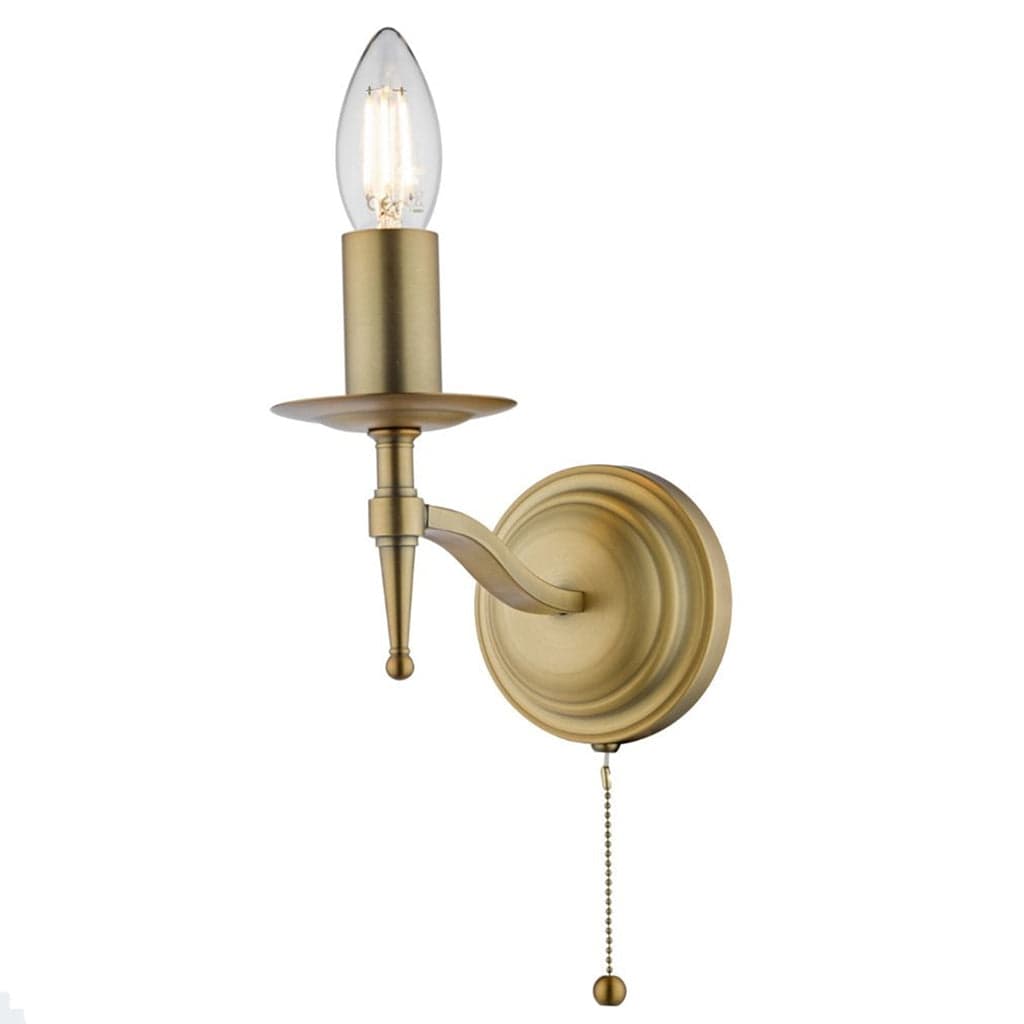 Marble Hill Wall Light Aged Brass