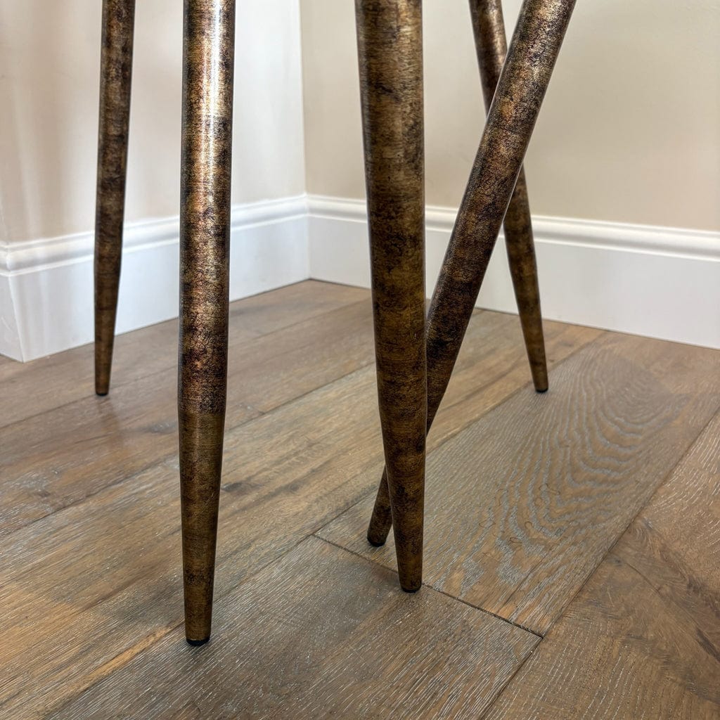 Oriental Floral Side Table