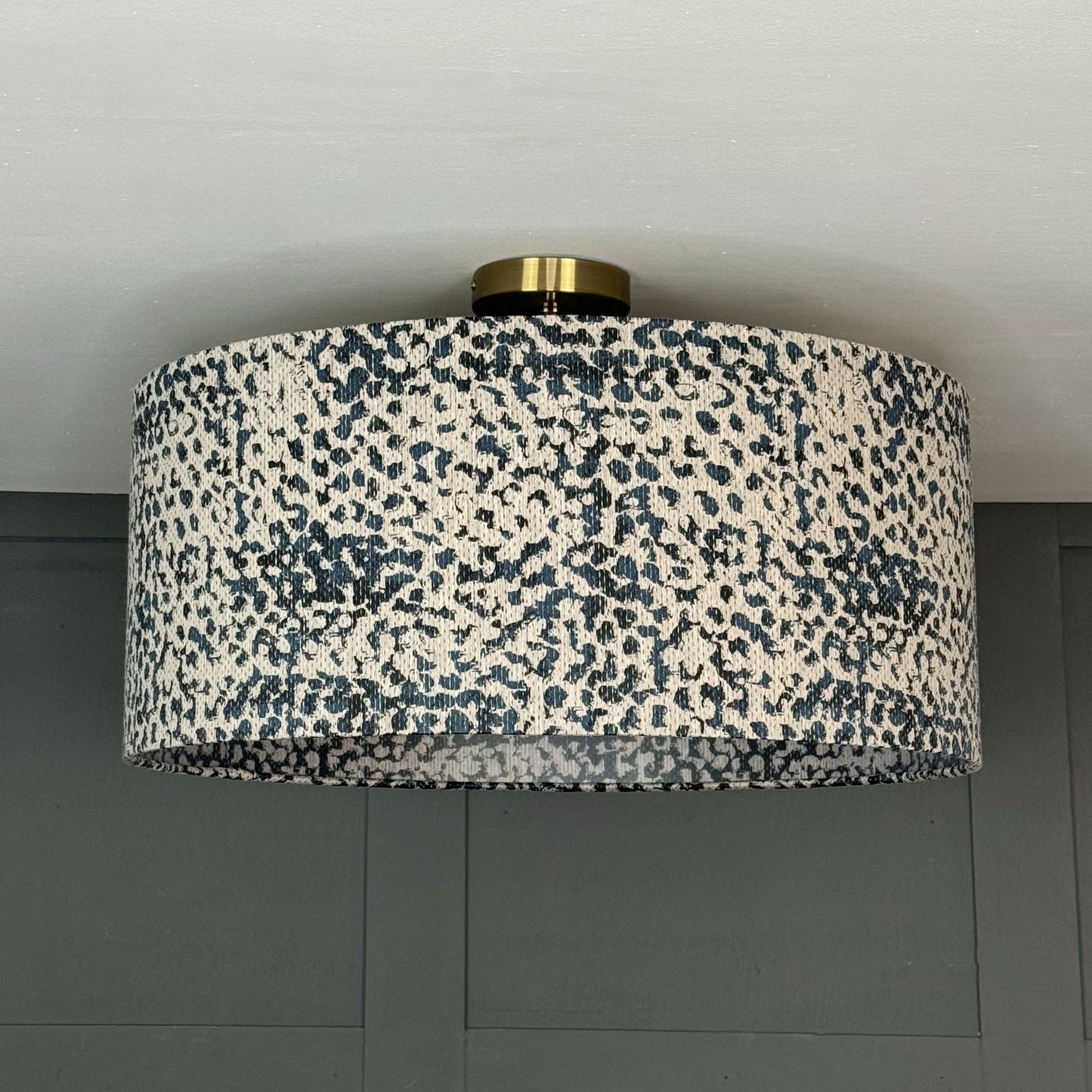 Madagascar Midnight Pendant Shade with Frosted Lining