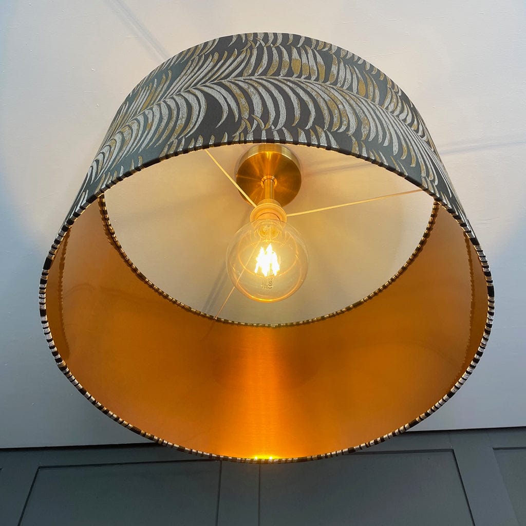 Melody Bronze Drum Shade with Copper Lining
