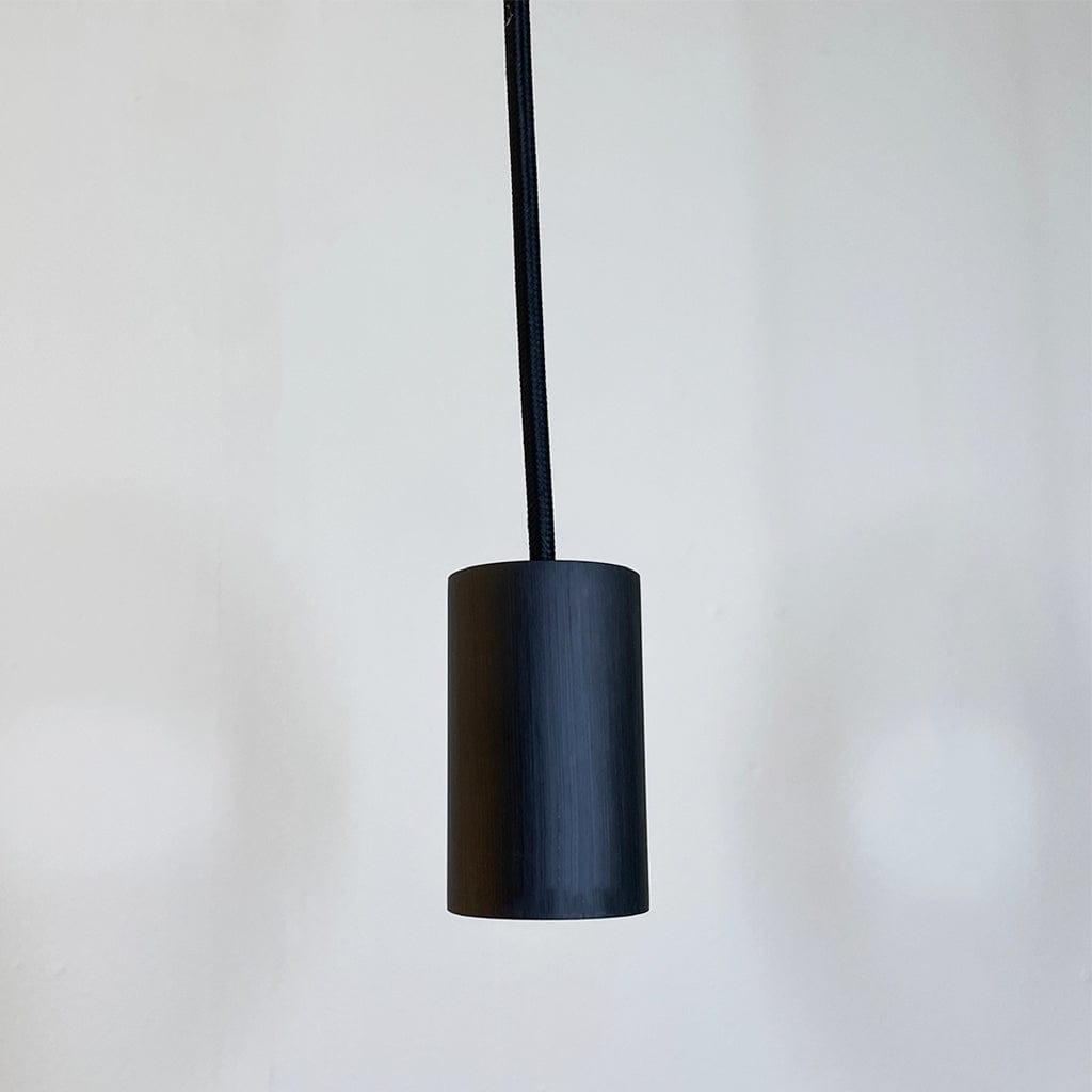 Neptune 4 Light Black Suspension Bar with Smoked Bulbs