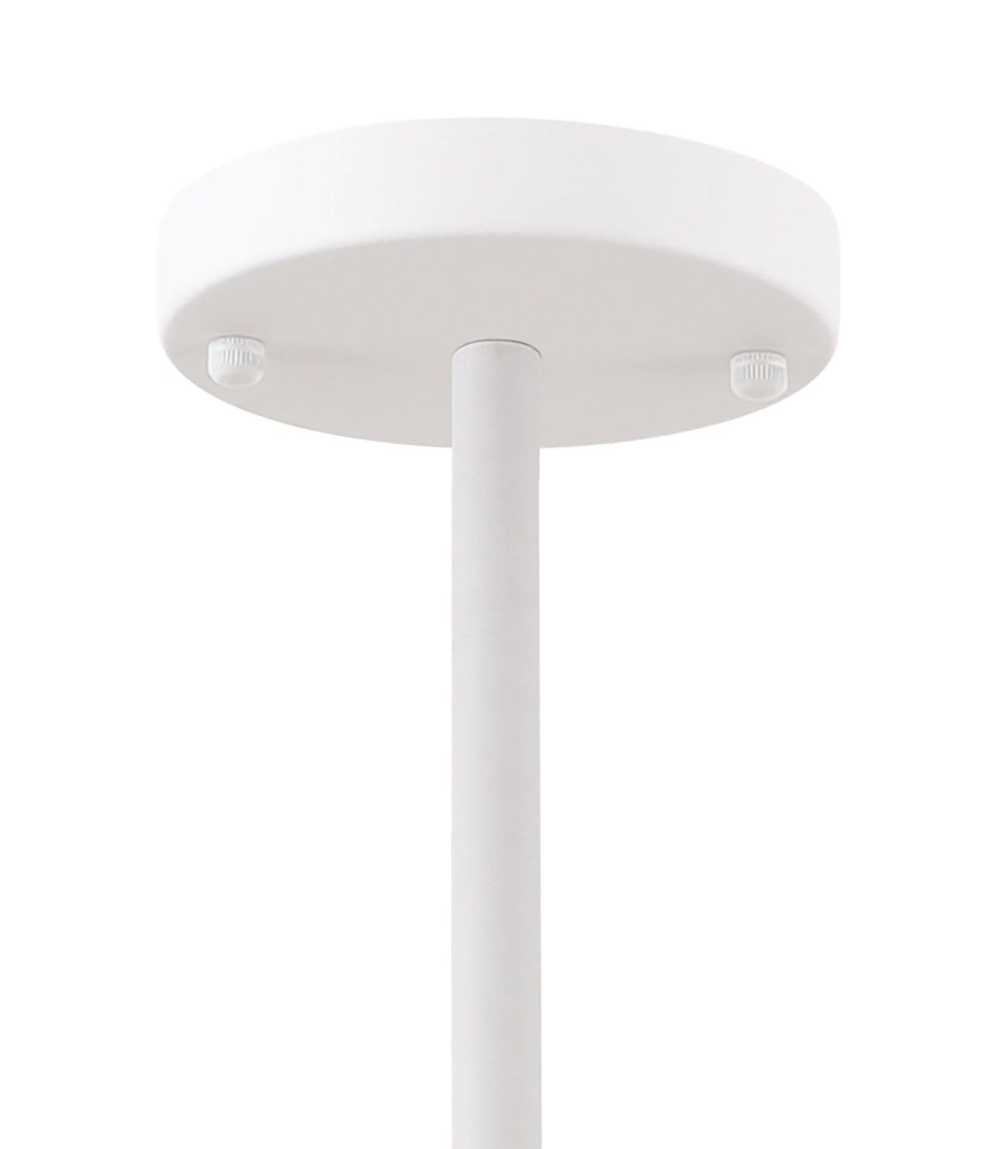 Norway 5 Light White Satin Nickel/White Pendant