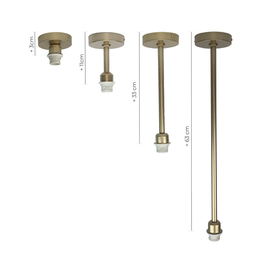 Champagne Gold Pathos - Pendant Light Fitting