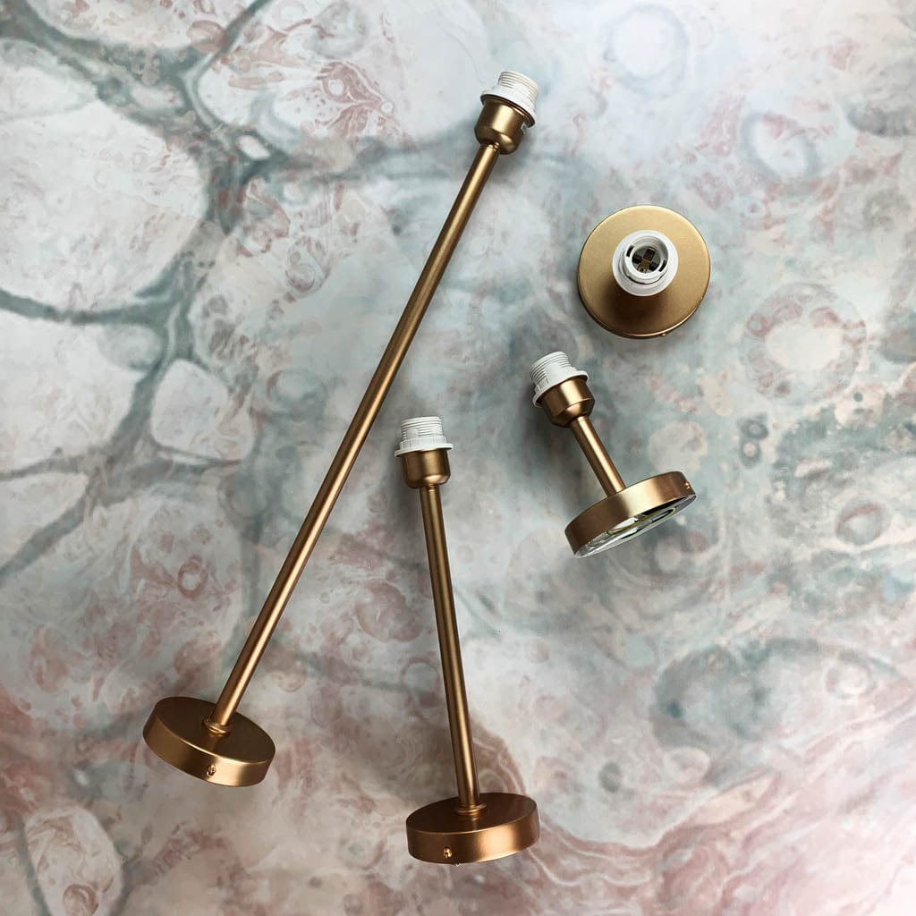 Aged Copper Pendant Light Fitting