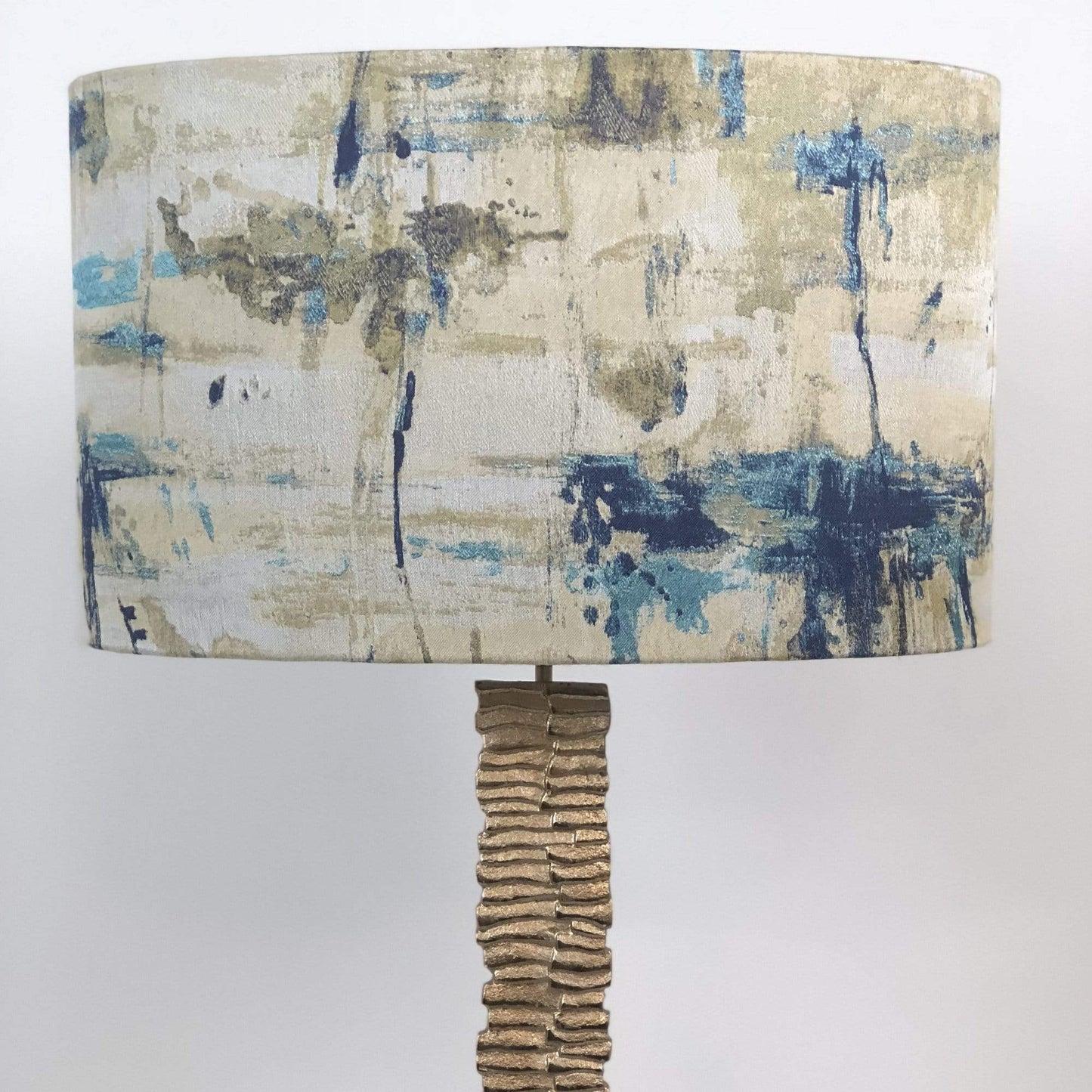 Paperbark Large Floor Lamp Opulent Gold with Hazel 3 Shade