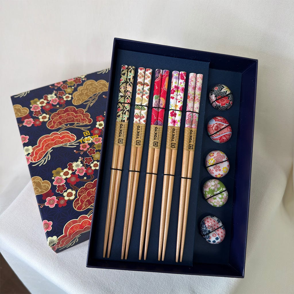 Pebble Chopstick Gift Set
