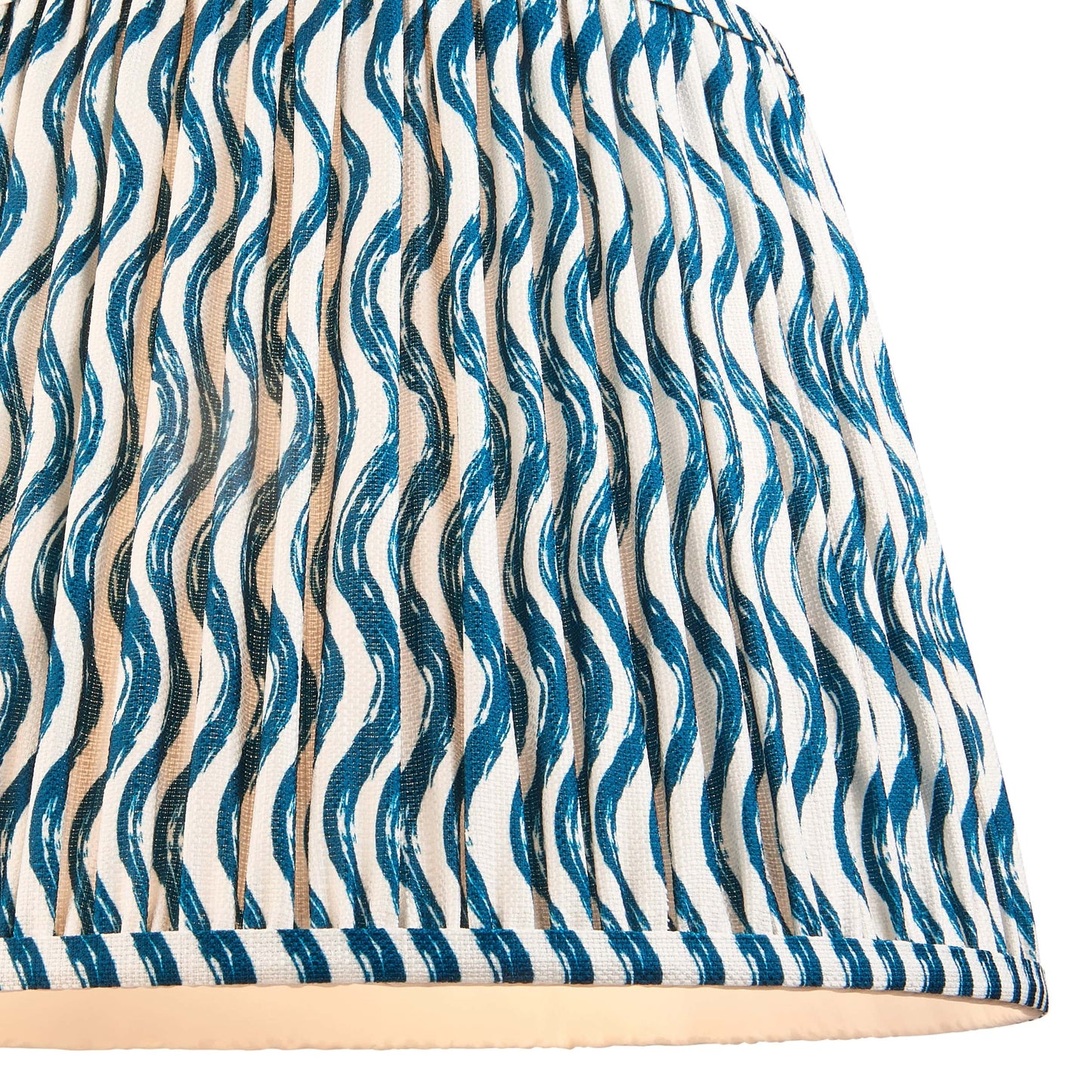 Ripples Pleated Shade - Marine Blue