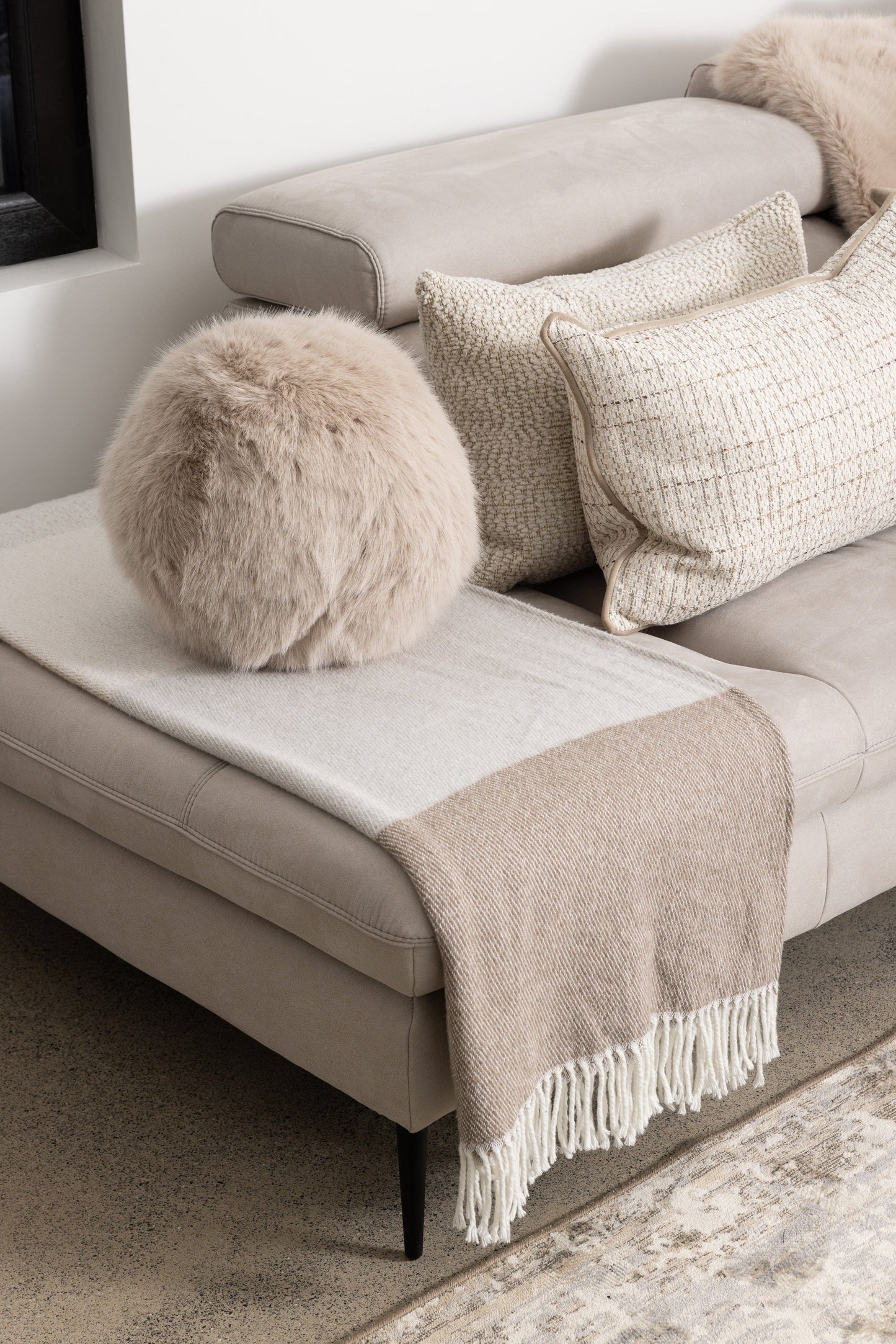 Sabine Natural Woven Cushion