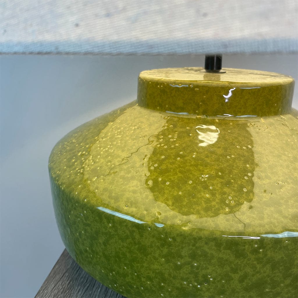 Pamplona Ceramic Green Table Lamp