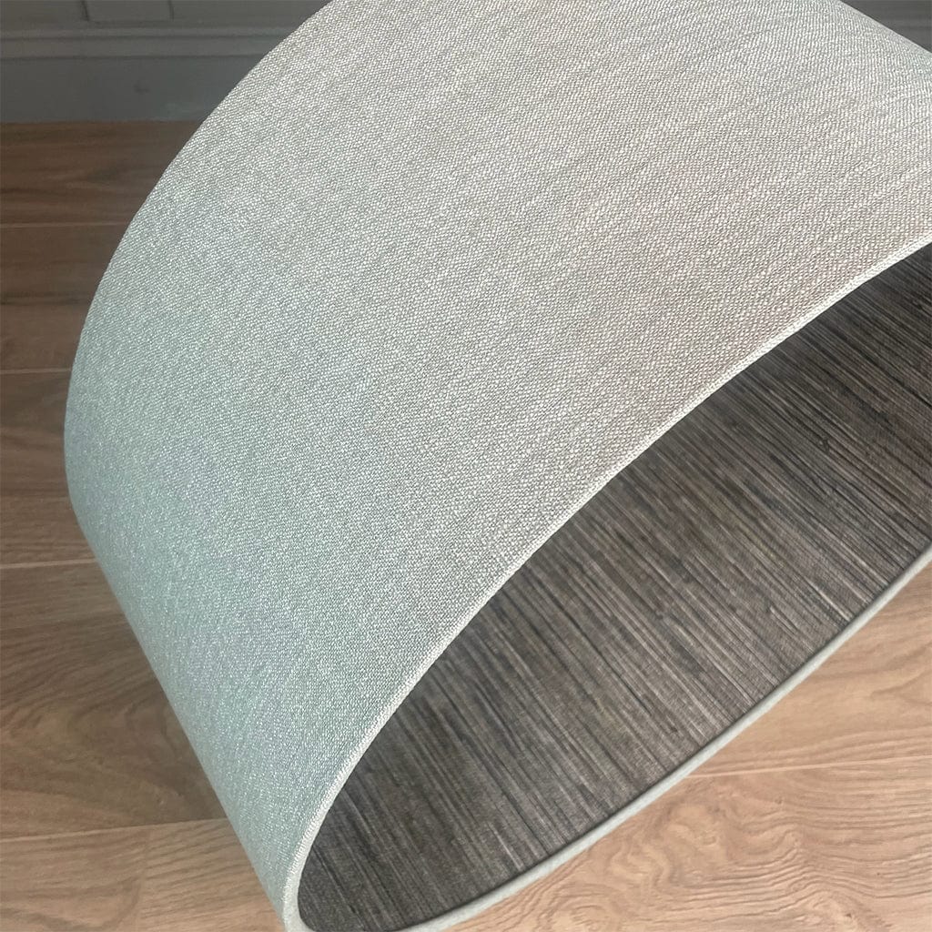 Seri Mineral Wallpaper Lined Pendant Shade with Sky Linen