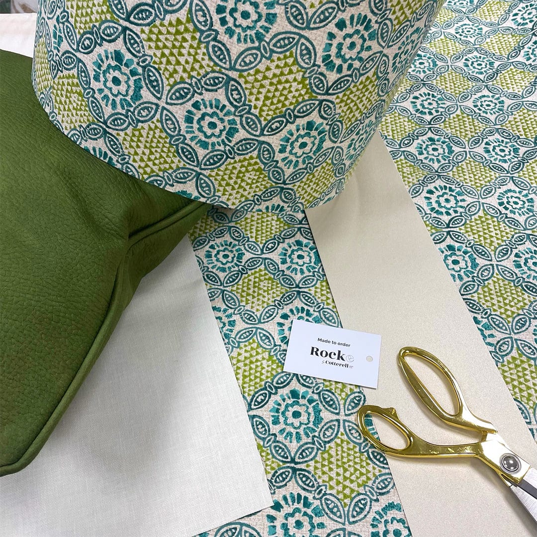 Ioan Grey Engraved Table Lamp with Stardust Opal Shade