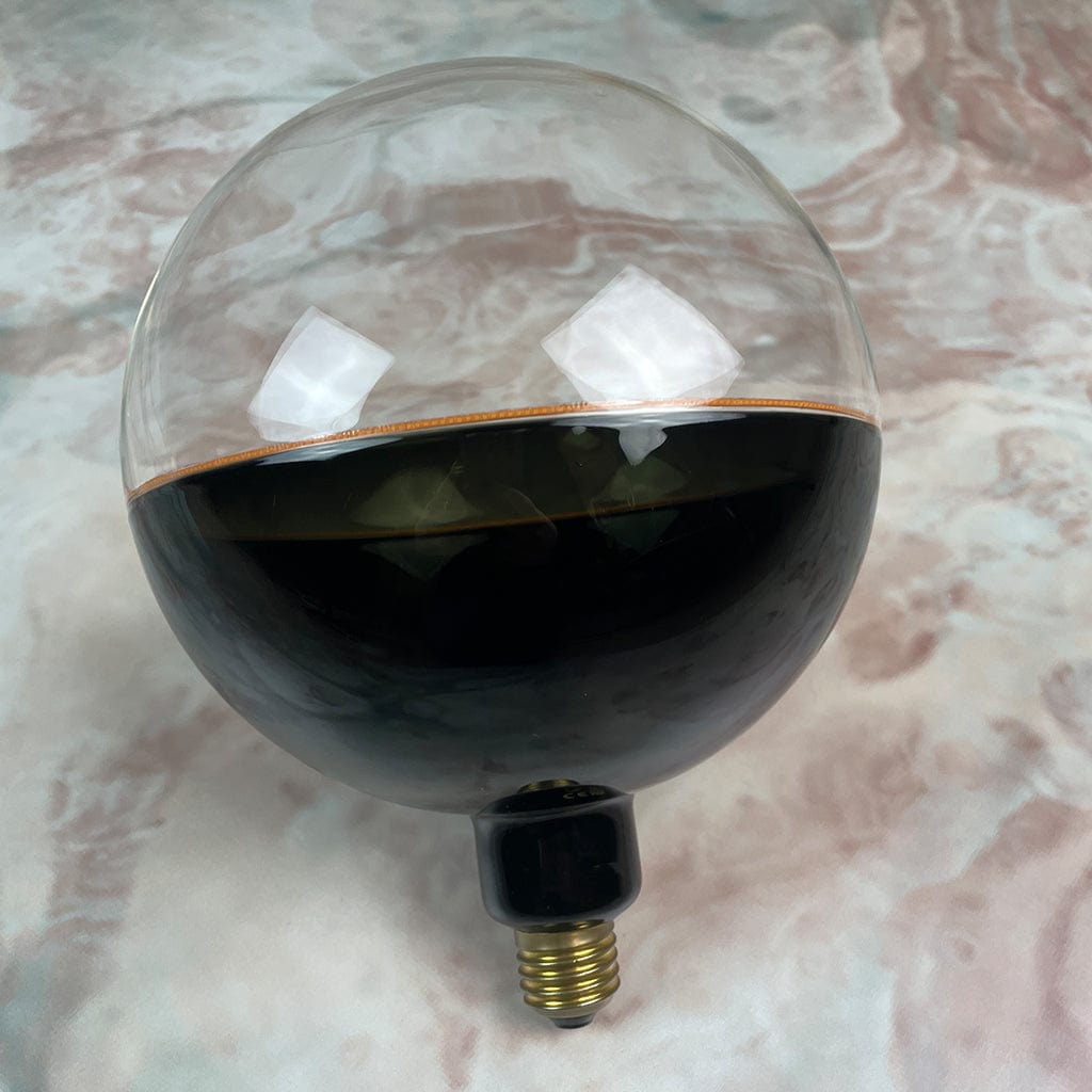 Neptune LED Globe 200mm Black & Clear